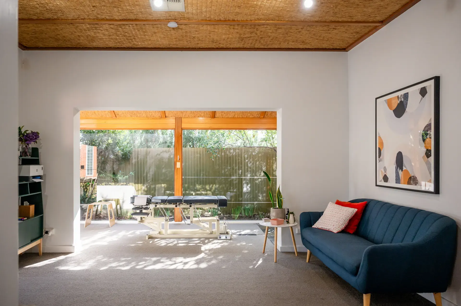 The open plan garden room at The Chiro Crew in Kingswood